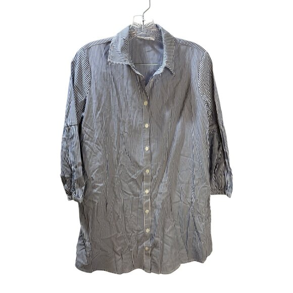 BB Dakota XS Striped Button-Up Shirt - Picture 6 of 10